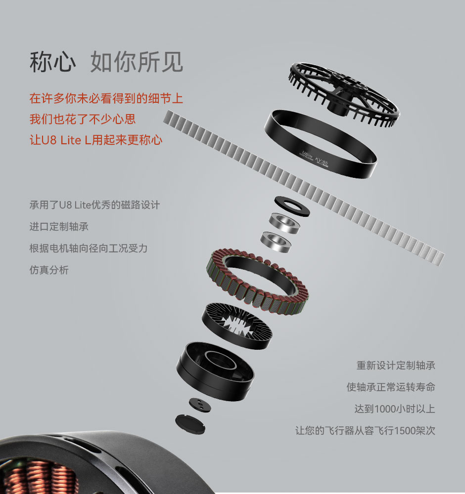 轴承寿命长达1000h