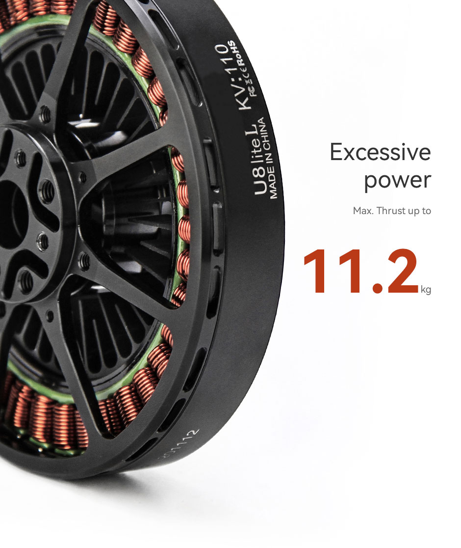 Max.thrust up to 11.2kg