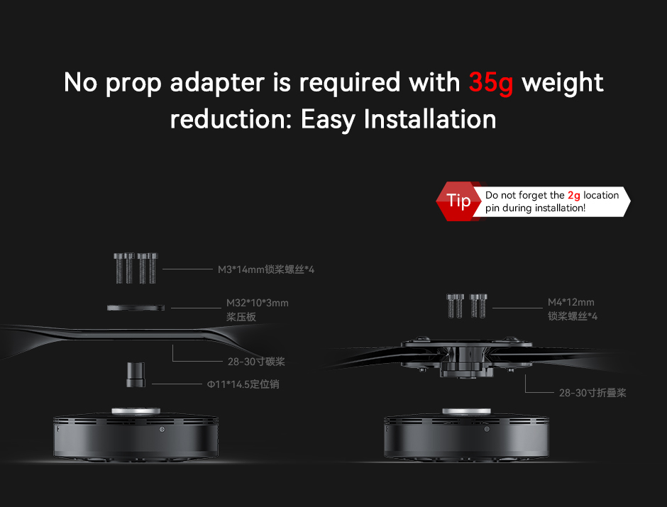 U10 Ⅱ easy installation 35g weight reduction