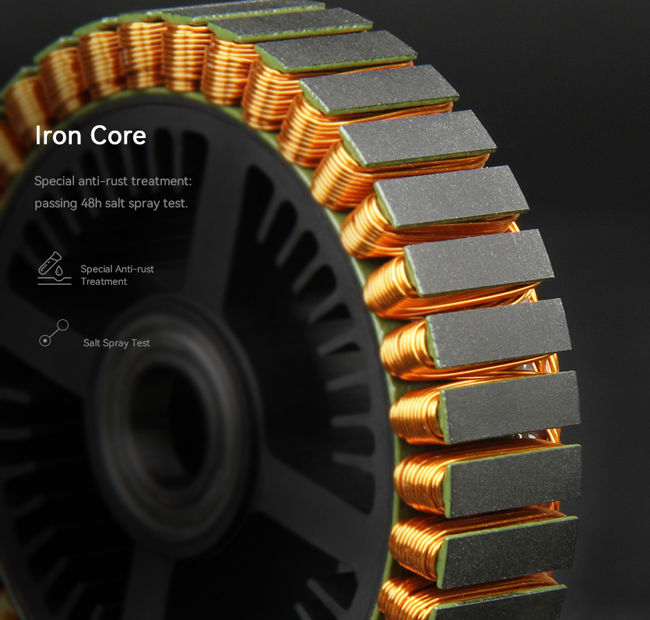 U12 II KV120 iron core special anti-rust treatment
