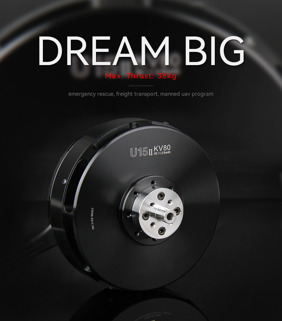 U15 II KV80 Max.Thrust 36kg