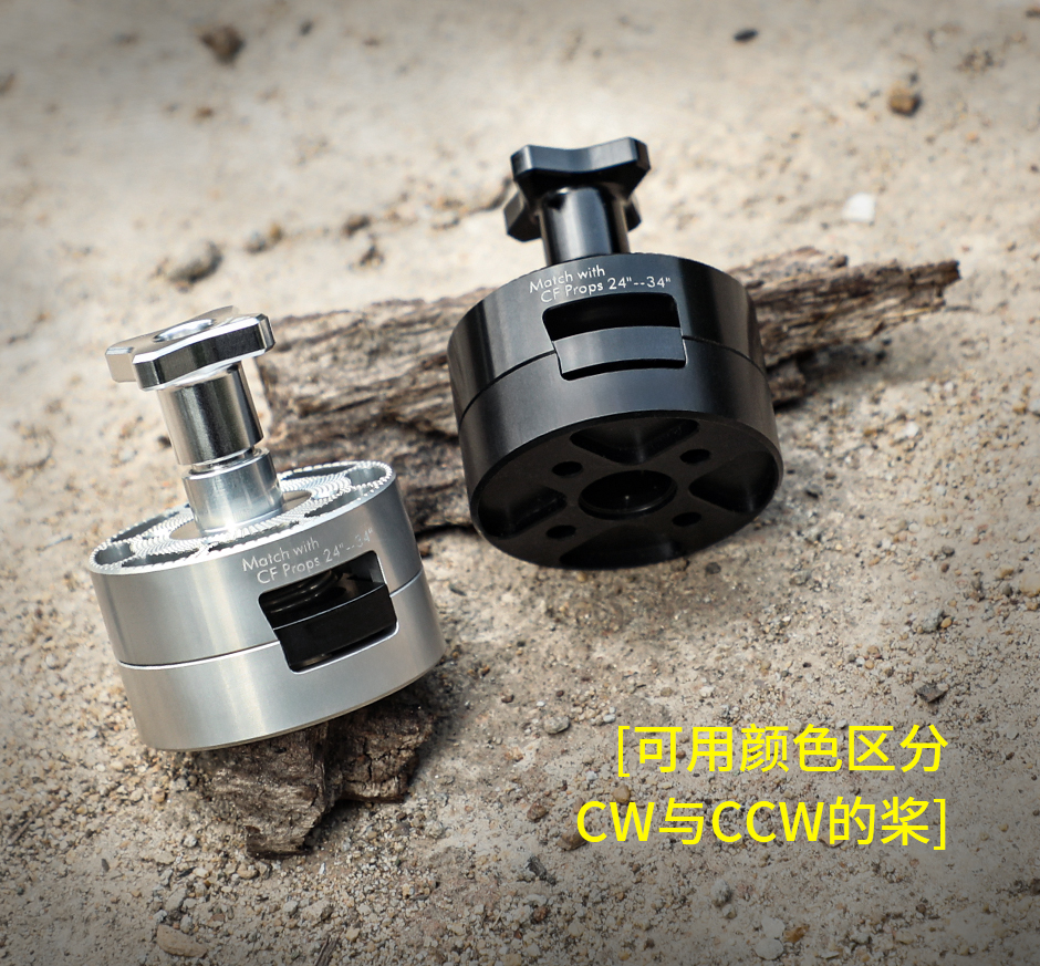 可用颜色区分CW与CWW的桨