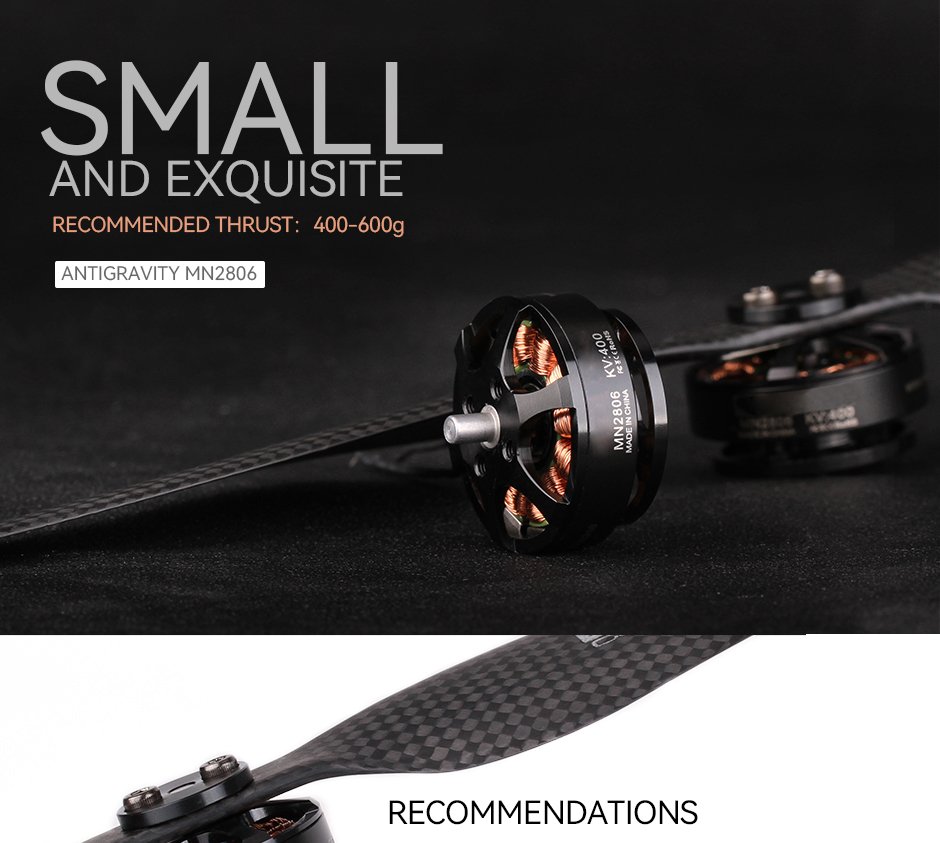 small and exquiste，recommended thrust:400-600g
