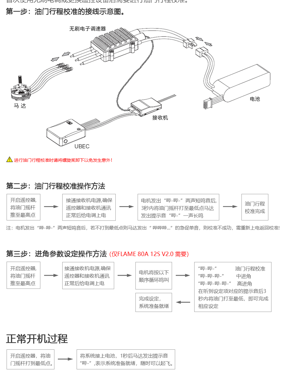 FLAME(工业版)电子调速器使用说明