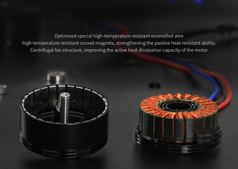 High heat dissipation capacity