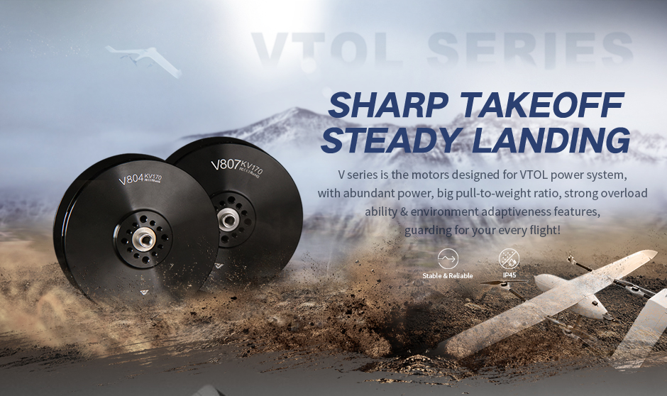 big pull-to-weight ratio,strong overload ability & environment adaptiveveness features