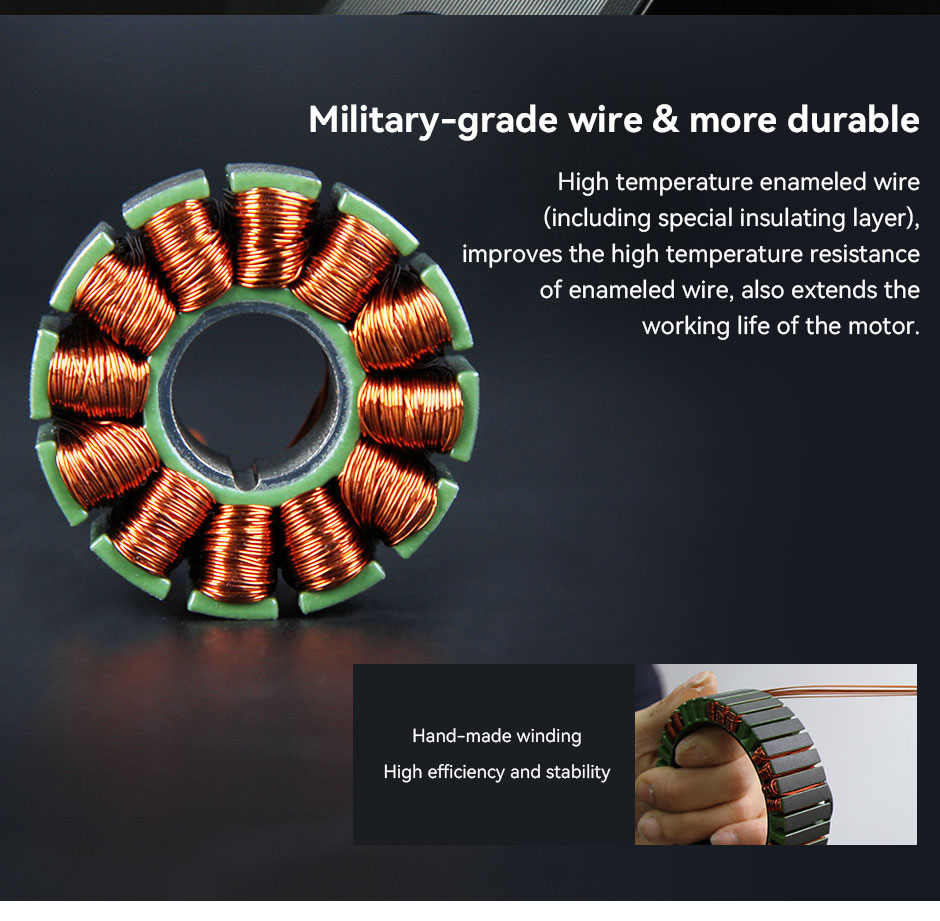 AT2308 hand-made winding high efficiency and stability