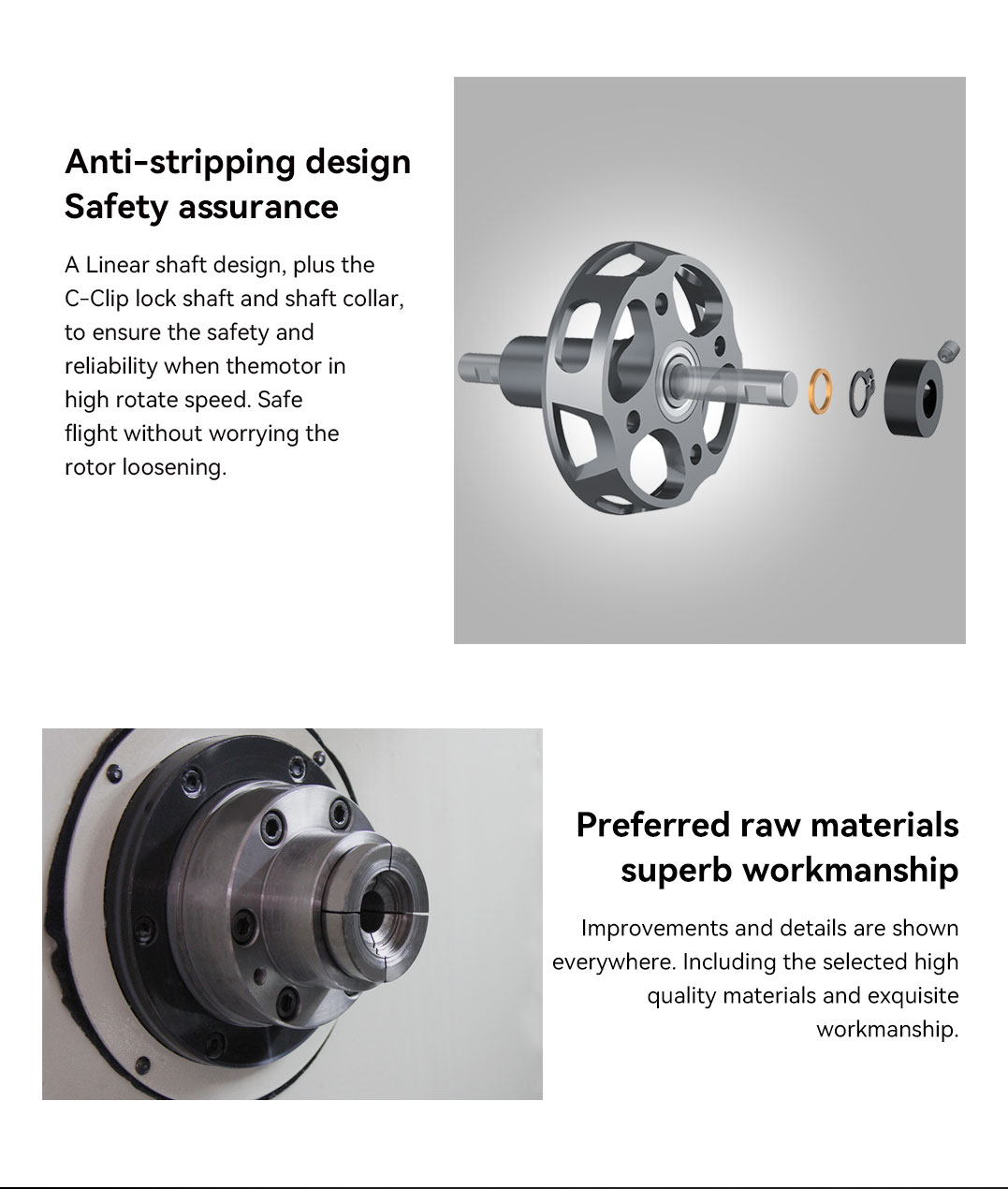AT2814 double security,safe flight without worrying the rotor loosening,preferred raw materials superb workmanship