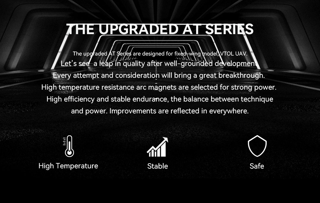 AT4120 the upgraded at series are designed for fixed-wing model,VTOL UAV