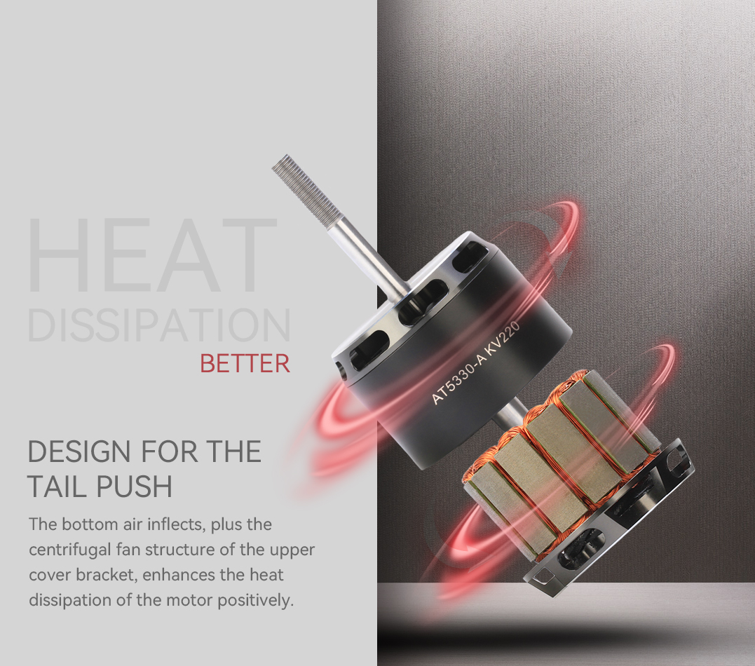 Better heat dissipation