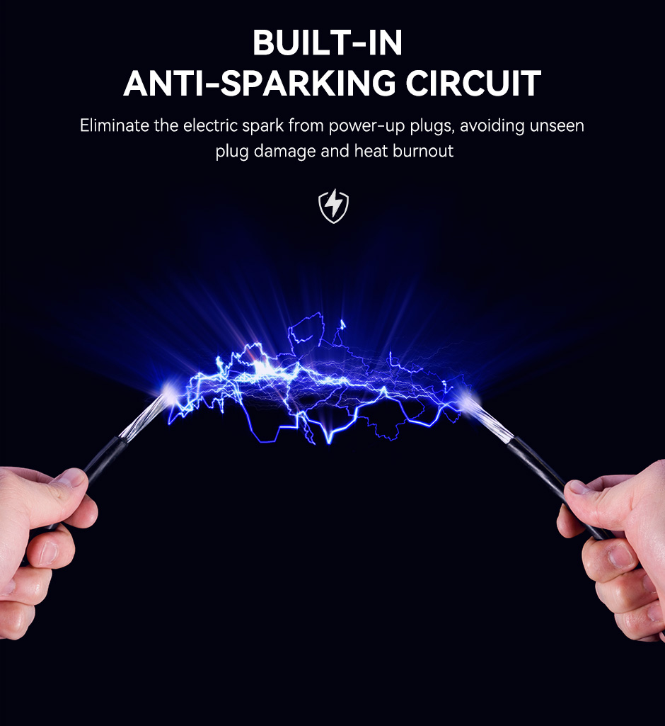 built-in anti-sparking circuit