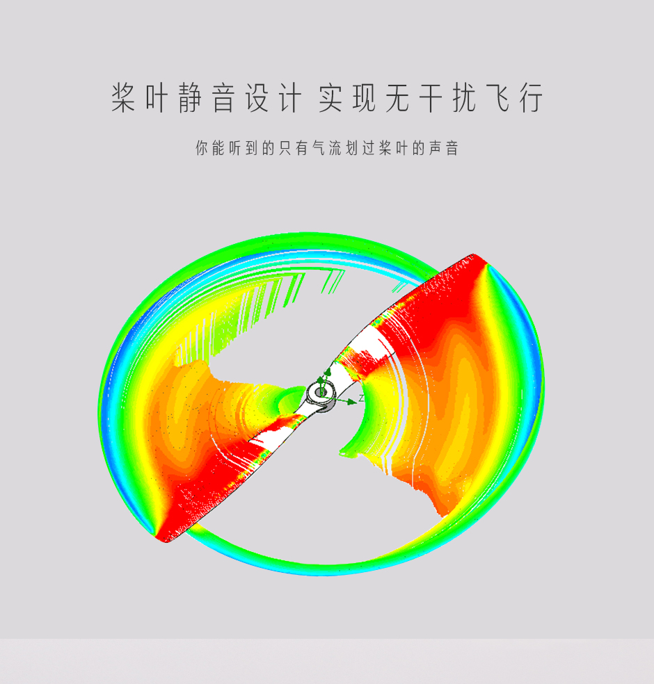 静音设计，无干扰飞行