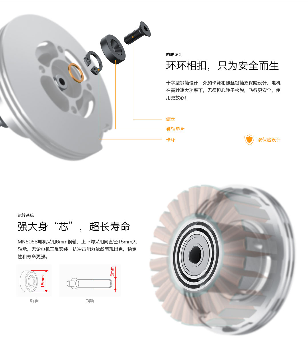 MN505-S KV380 双保险设计，动力大，长寿命