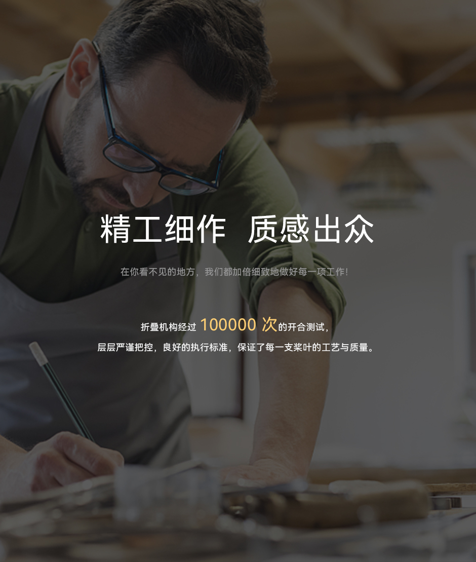MF2815 折叠机构经过10万次开合测试，确保耐用