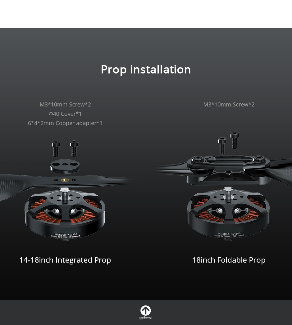 prop installation