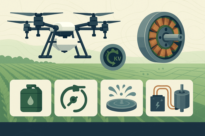 Agricultural drone motor selection guide and decision factors