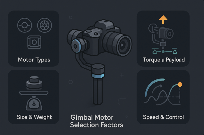 Gimbal motor selection factors