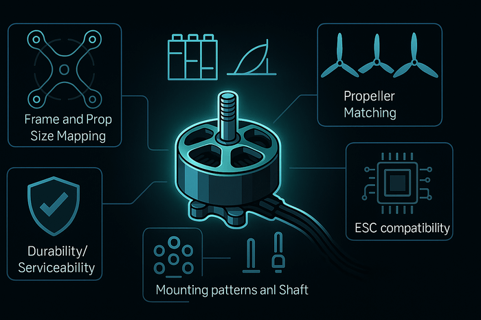 Core criteria for selecting FPV drone motors