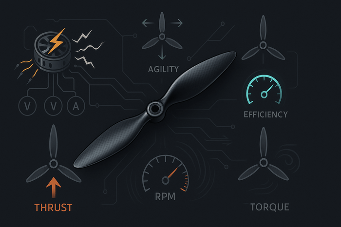 Performance selection criteria for carbon fiber propellers
