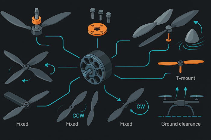 Propeller mounting and compatibility guide