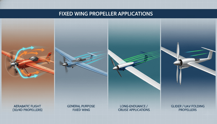 Fixed Wing Propeller Applications